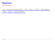 Tablet Screenshot of neurova.com
